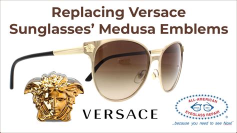 versace glasses repair|More.